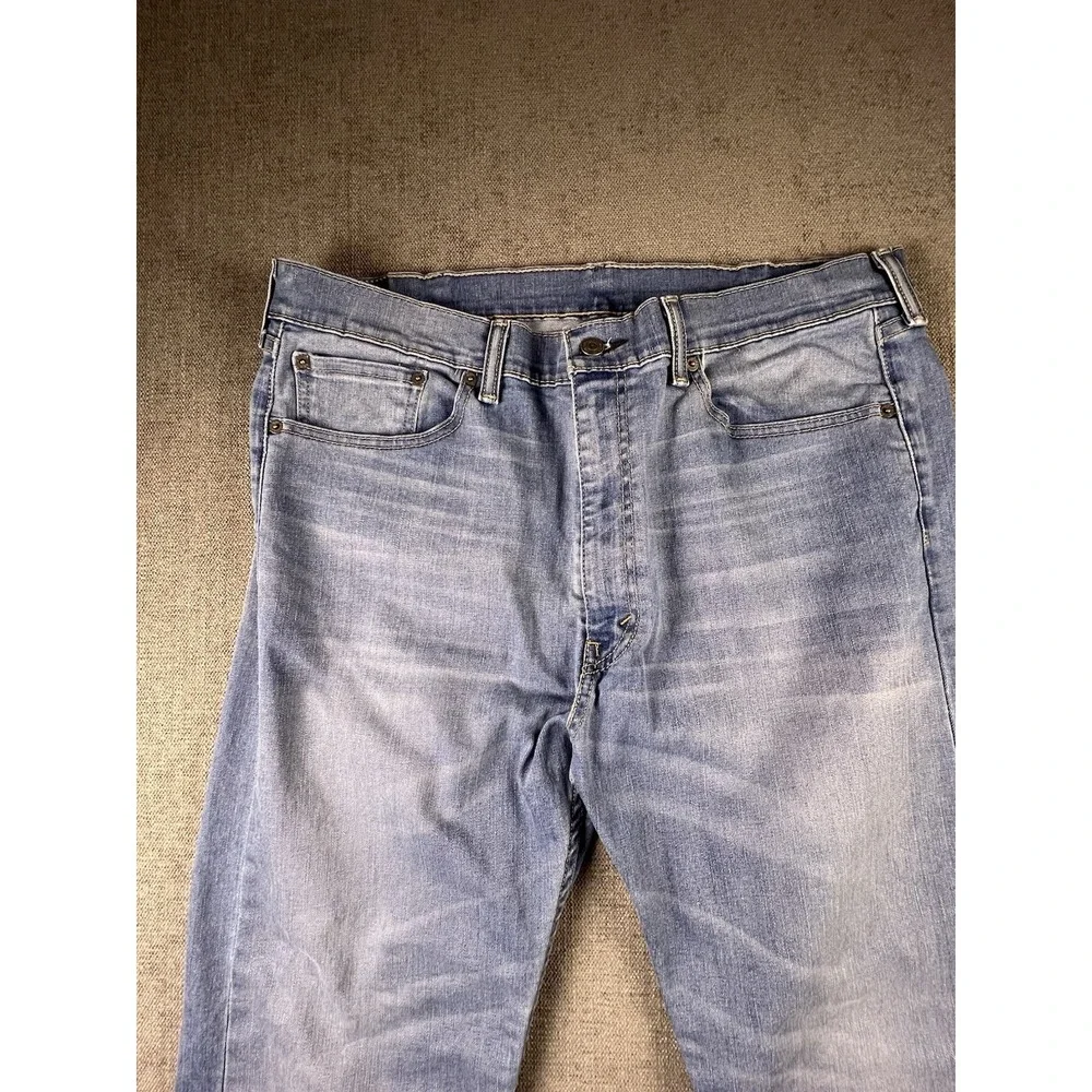 Levi's‎ 505 Jeans Men's 38x30 Blue Straight Stretch Biker Casual
